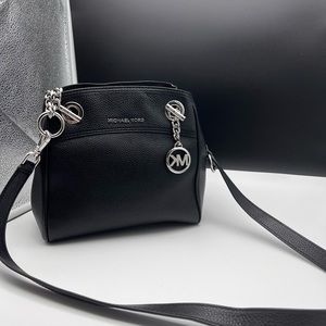 Michael Kors black crossbody/shoulder bag.